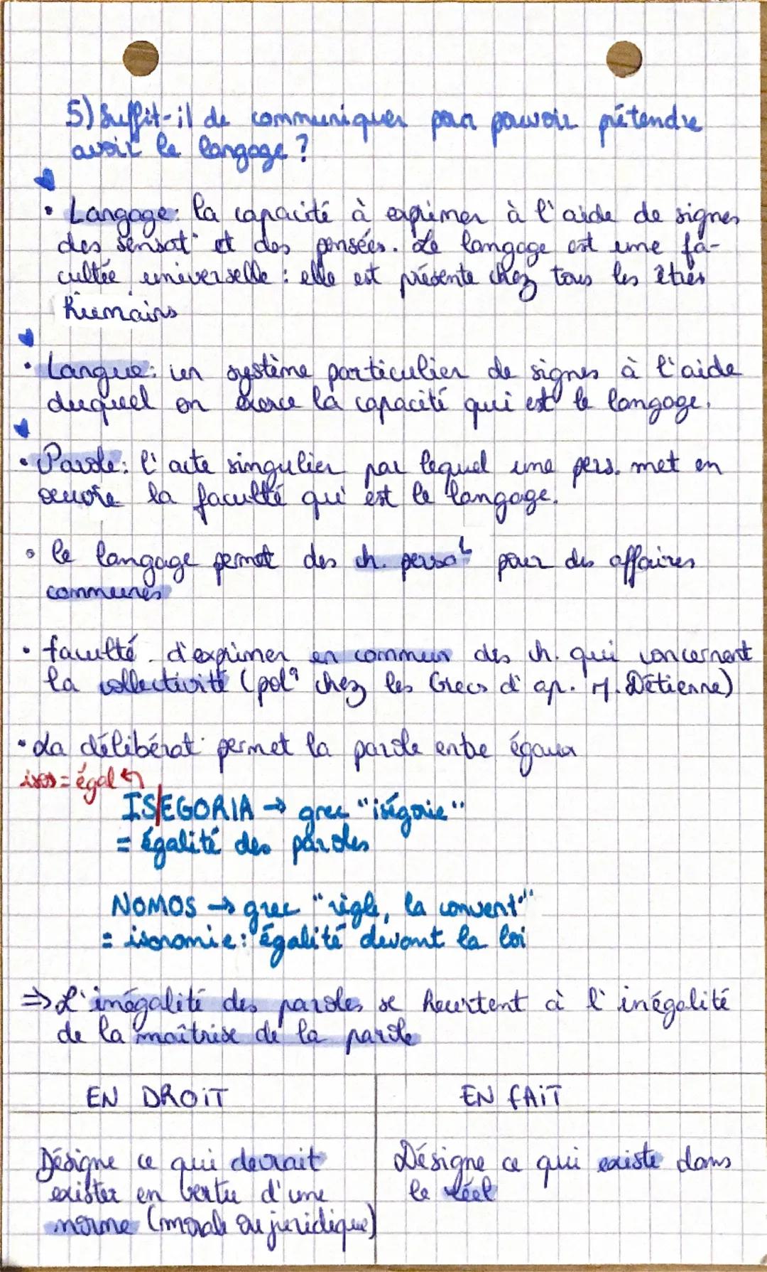 # Philo

Les pavoirs de la parole

1) Ques pouvoir la parole nous dame-t-elle?

e Powo. d' avoir des effets sur autres (pow. de
changer l'ét