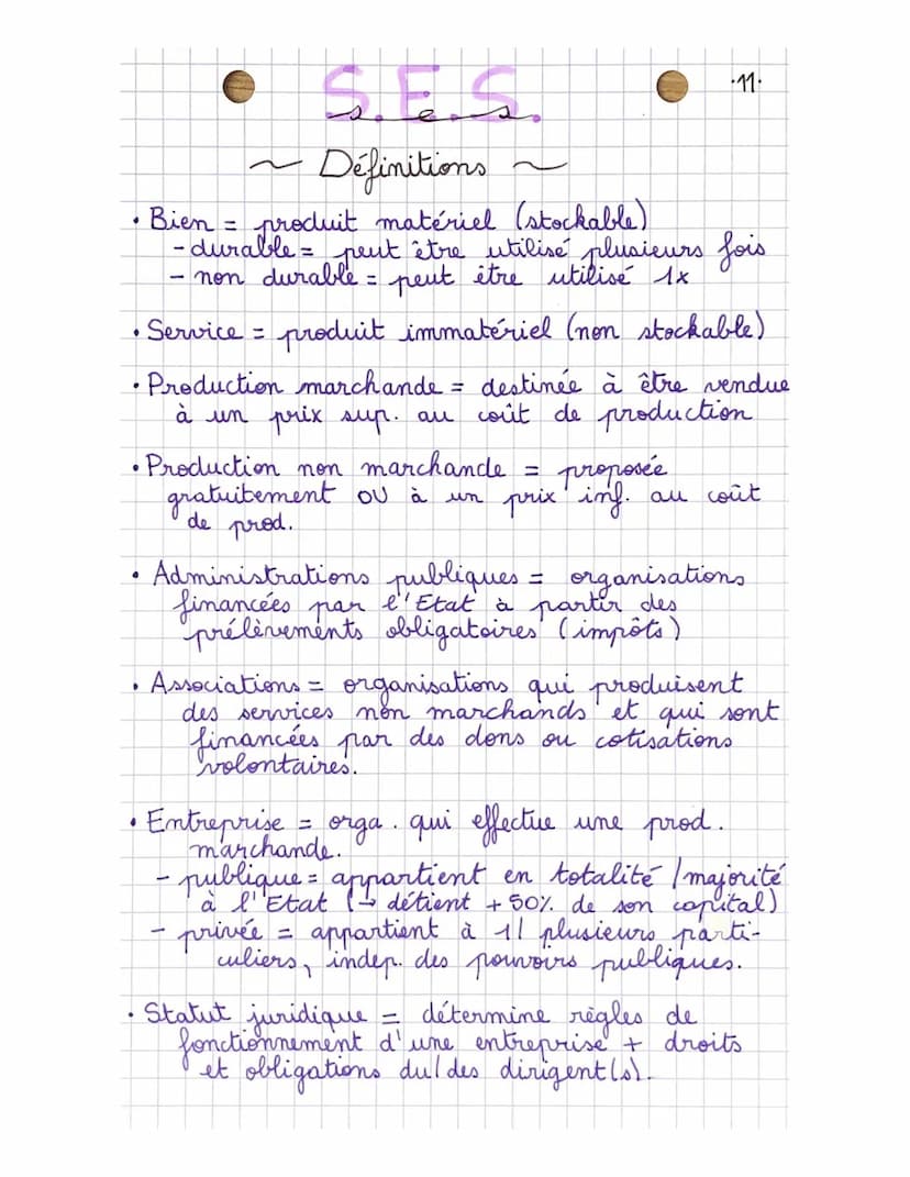 CHAP.
5
e
Les entreprises (gouvernées et organisées)
économie
Policiers & enseignants
→ service publique
En France, ≈ 50% des entreprises n'