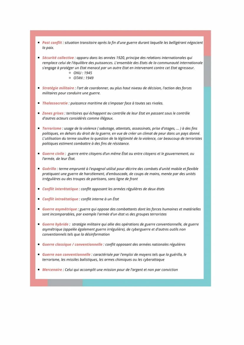 Thème 2 :
faire la guerre, faire la
paix : formes de conflits
et modes de résolution
-INTRODUCTION - :
Thème 2 faire la guerre, faire la pai