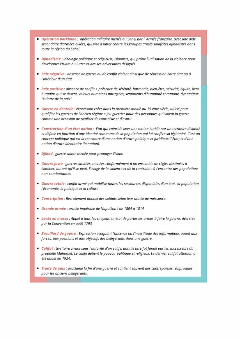 Thème 2 :
faire la guerre, faire la
paix : formes de conflits
et modes de résolution
-INTRODUCTION - :
Thème 2 faire la guerre, faire la pai