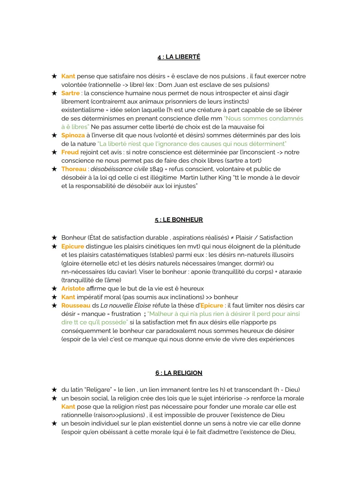 1: LA CONSCIENCE
conscience spontanée : ê présent, en éveil
conscience morale: Descartes doute méthodique : les sens sont trompeurs donc il

