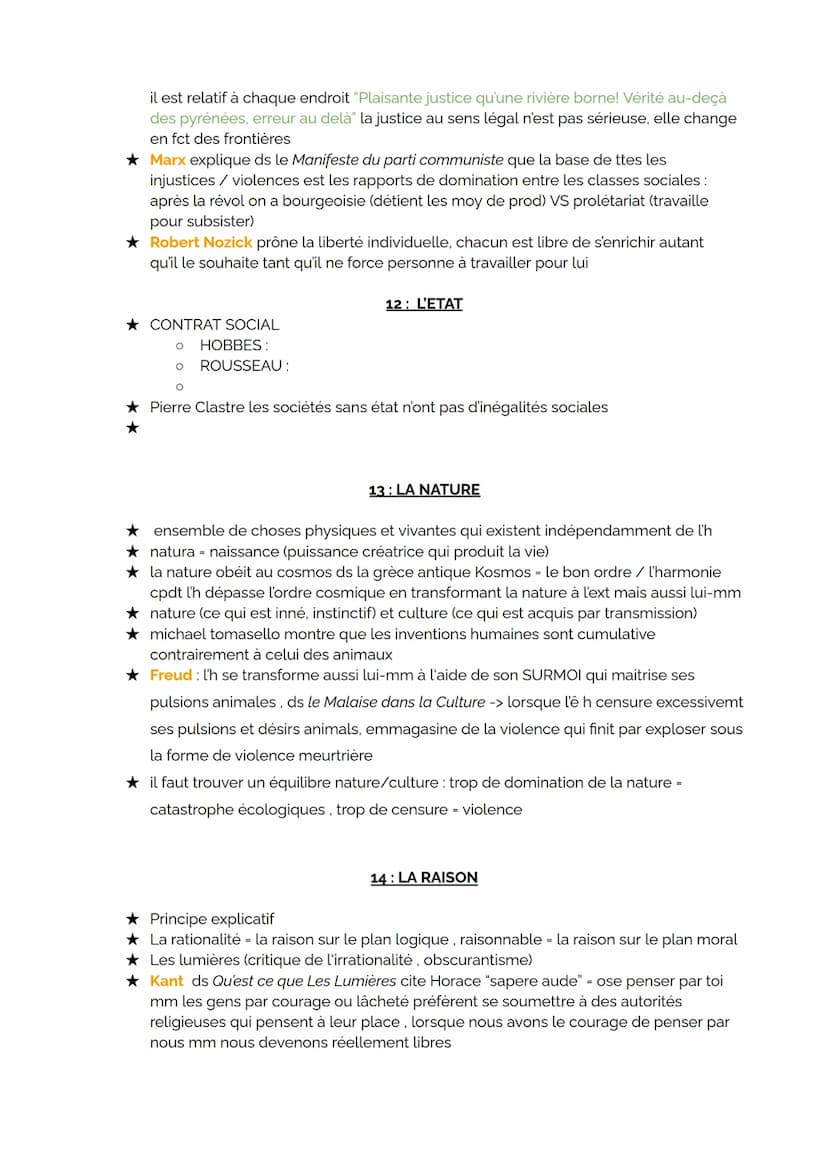 1: LA CONSCIENCE
conscience spontanée : ê présent, en éveil
conscience morale: Descartes doute méthodique : les sens sont trompeurs donc il
