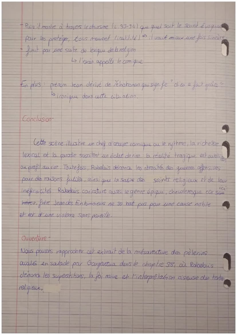 5
LO
15
10
5
D
GARGANTUA, CHAPITRE 27: LA COLÈRE DE FRÈRE JEAN DES ENTOMMEURES (TEXTE MODERNISER
Ce disant, il mit bas son grand habit et se