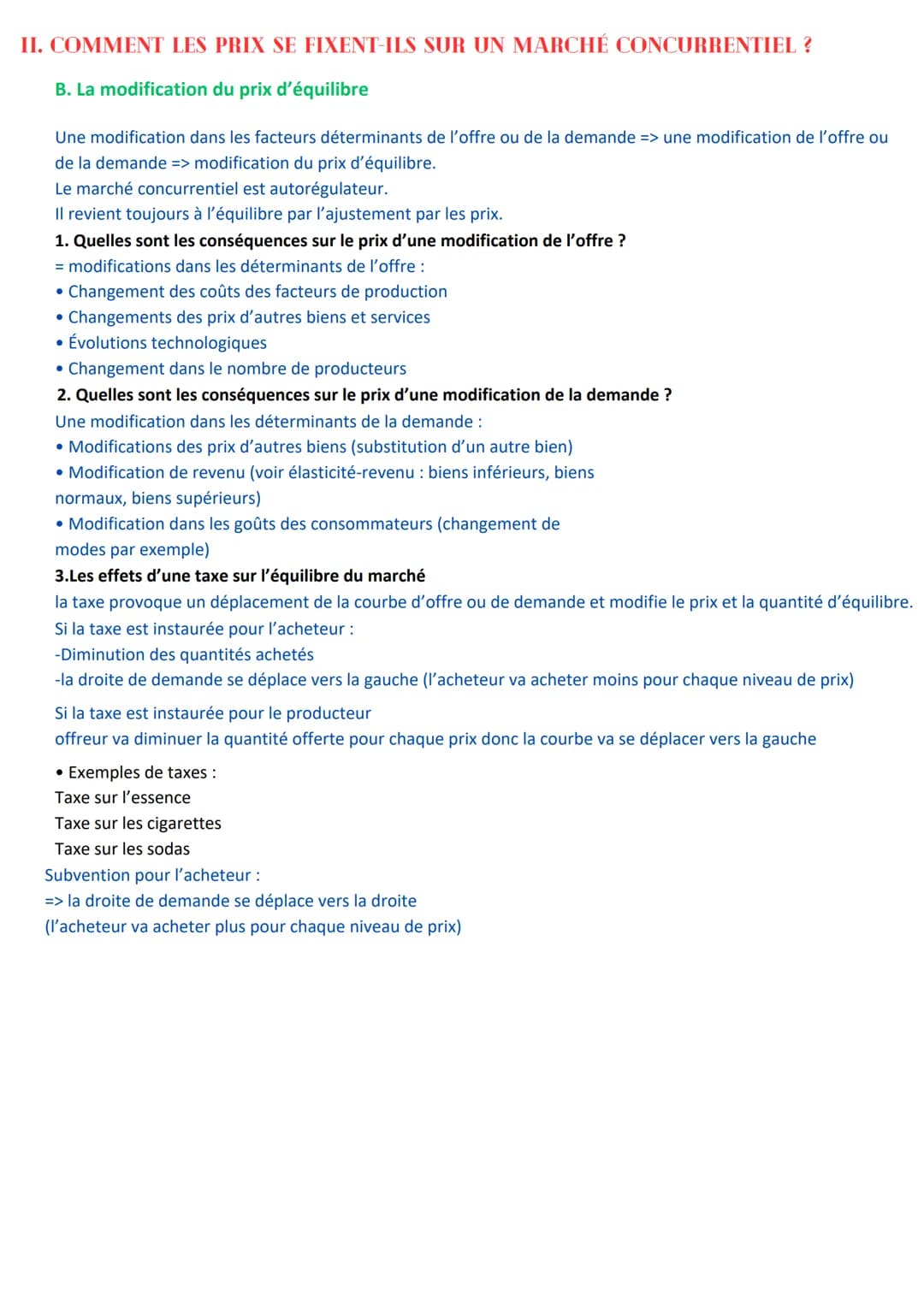 Comment un marché,
concurentiel fonctionne t-il?
CHAPITRE 3 SES
Les définitions
Le marché est un lieu physique ou abstrait, où se confronten