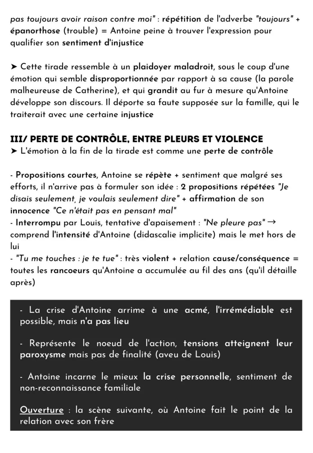 scène 2, partie 2
JUSTE LA FIN DU MONDE
1990/JEAN-LUC LAGARCE / THÉÂTRE
RÉSUMÉ Première partie (scène 11): fin par un dialogue entre Antoine