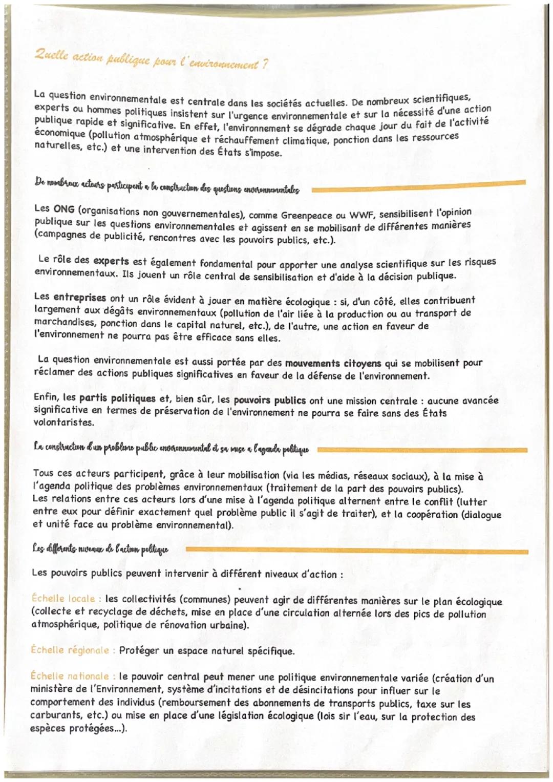 Quelle action publique pour l'environnement ?
La question environnementale est centrale dans les sociétés actuelles. De nombreux scientifiqu
