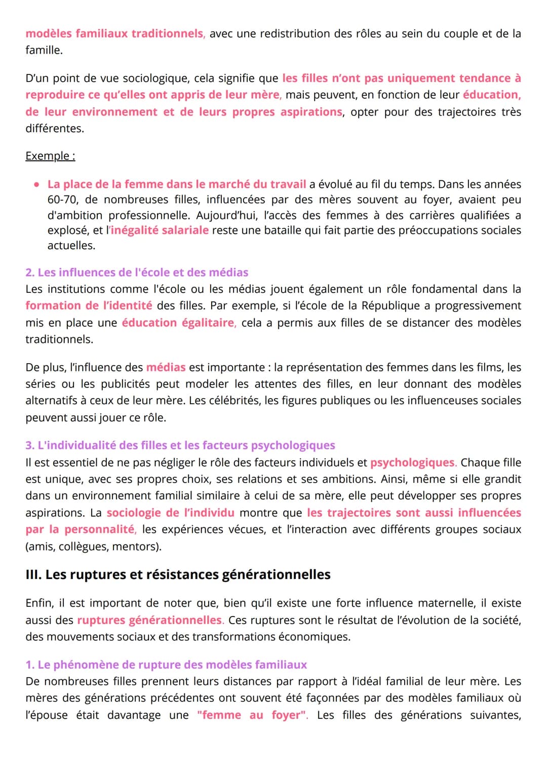 --- OCR Start ---
GRAND ORAL SES
Dans quelle mesure le dicton "telle mère, telle
fille" est-il une réalité sociale ?
Ce dicton populaire sug
