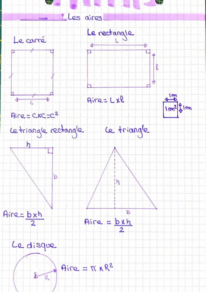 Le carre
u
Ile périmètre
+
С
Périmètre = 4xC
Le triangle
B
Périmètre - AB+BC+AC
Le rectangle
H
L
Périmètre 2xCL +e]
Le cercle
D
20
le
Périmè