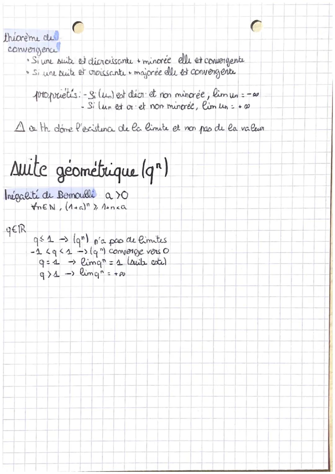 SA Unes = ln + r
Un = lo + nr
un =
limites infinies
-kn
n
+∞ (RER, RO
-ken
1₁₂₁ + (n-1) x²
81118
limites finies
lim un =
+8
- VE
وا
اء
(2)
+
