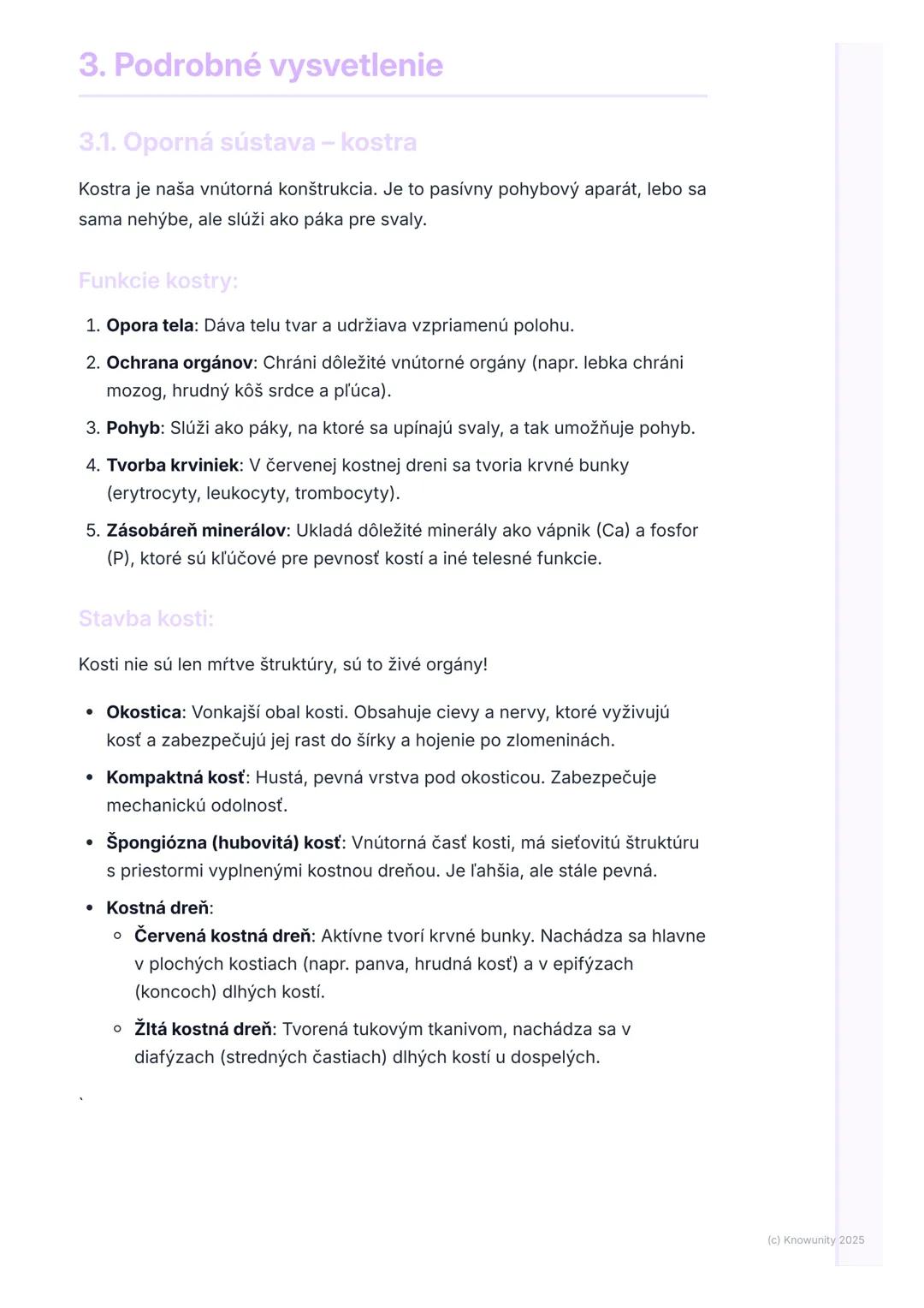 # Oporná a pohybová sústava

1. Prehľad opornej a pohybovej sústavy

Takže, oporná a pohybová sústava je vlastne taký náš vnútorný "stavebný