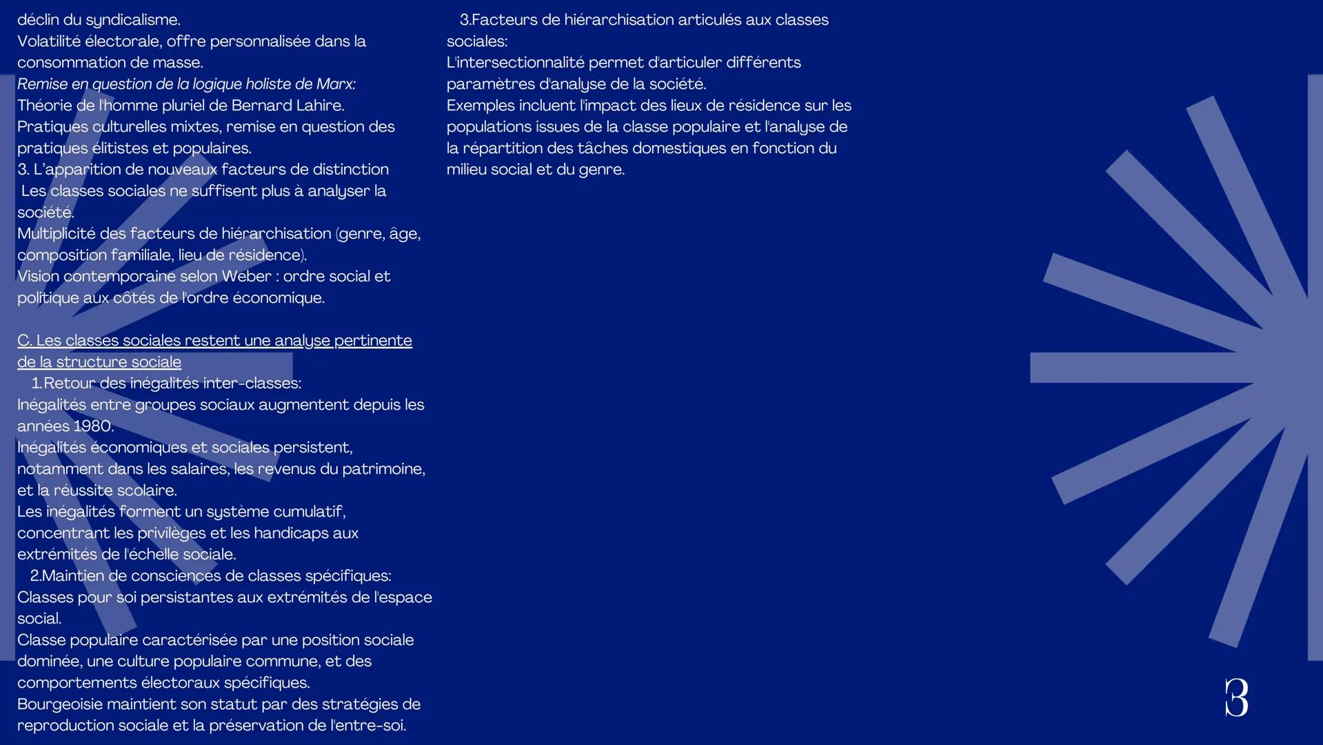 Définition:
Structure sociale: manière dont les
différents groupes sociaux sont
hiérarchisés les uns par rapport aux
autres dans une société