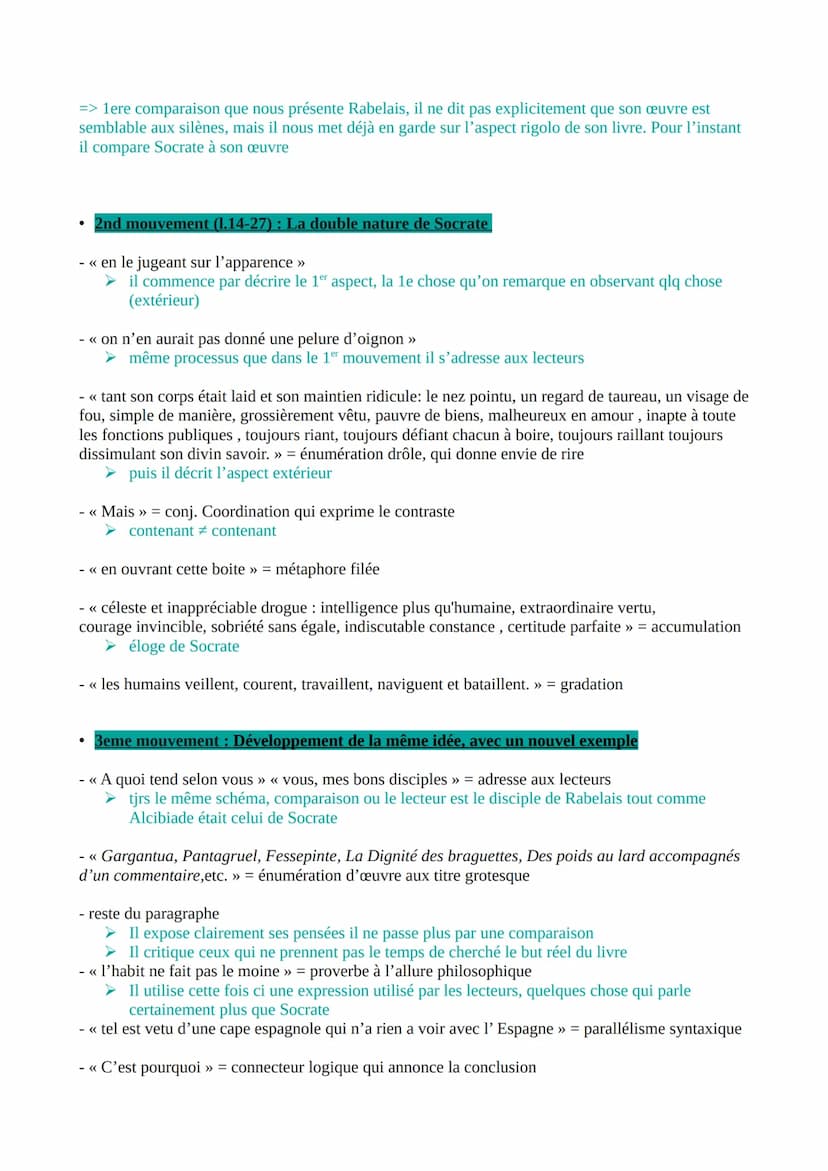 GARGANTUA, RABELAIS: PROLOGUE 1
INTRODUCTION:
• Présentation texte :
-Auteur : François Rabelais, également connu sous le nom de Alcofribas 