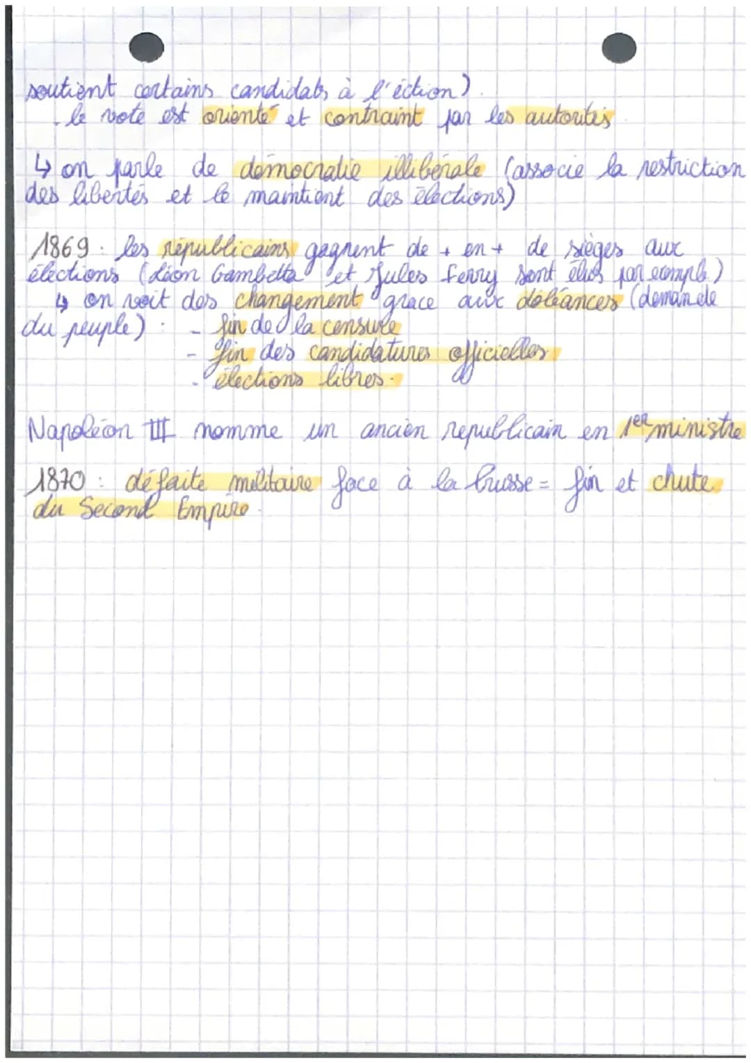 Histoire 3. Chapitre 7
F
La difficile entrée dans l'âge démocratique la II eme.
et le Second Empire (1848-1870)
Réquillique
la démocratie es