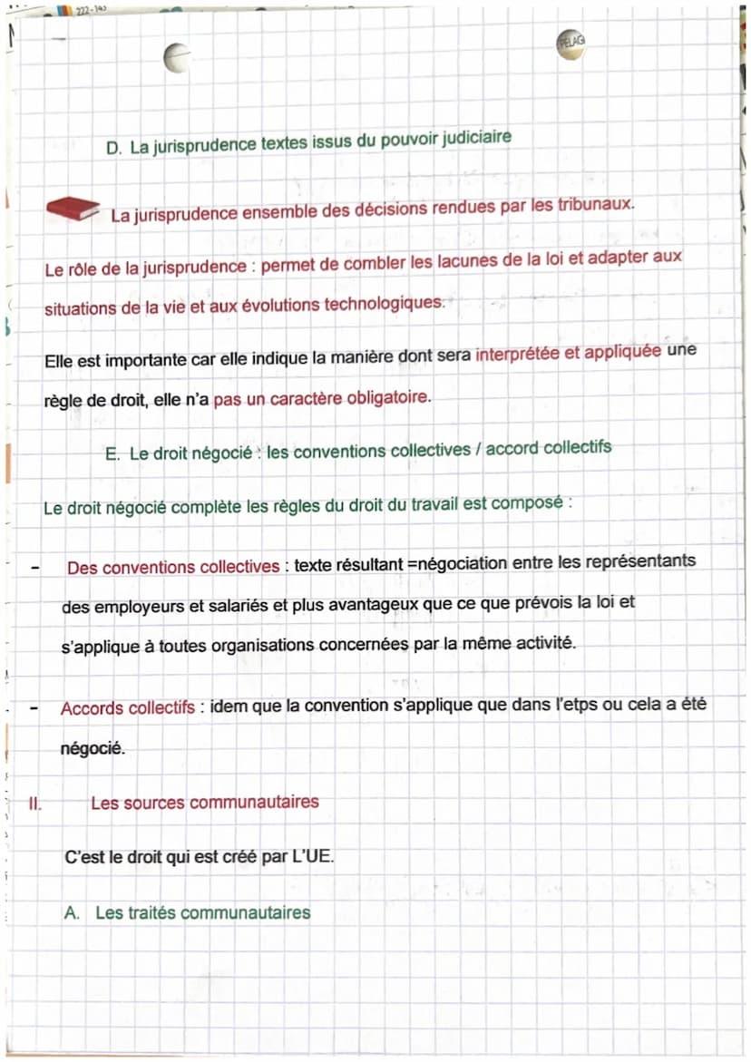 droit
Chapitre 3
Chapitre 3: les sources du droit
Les modes de création des règles de droit qui sont divers : elles sont généralement
écrite