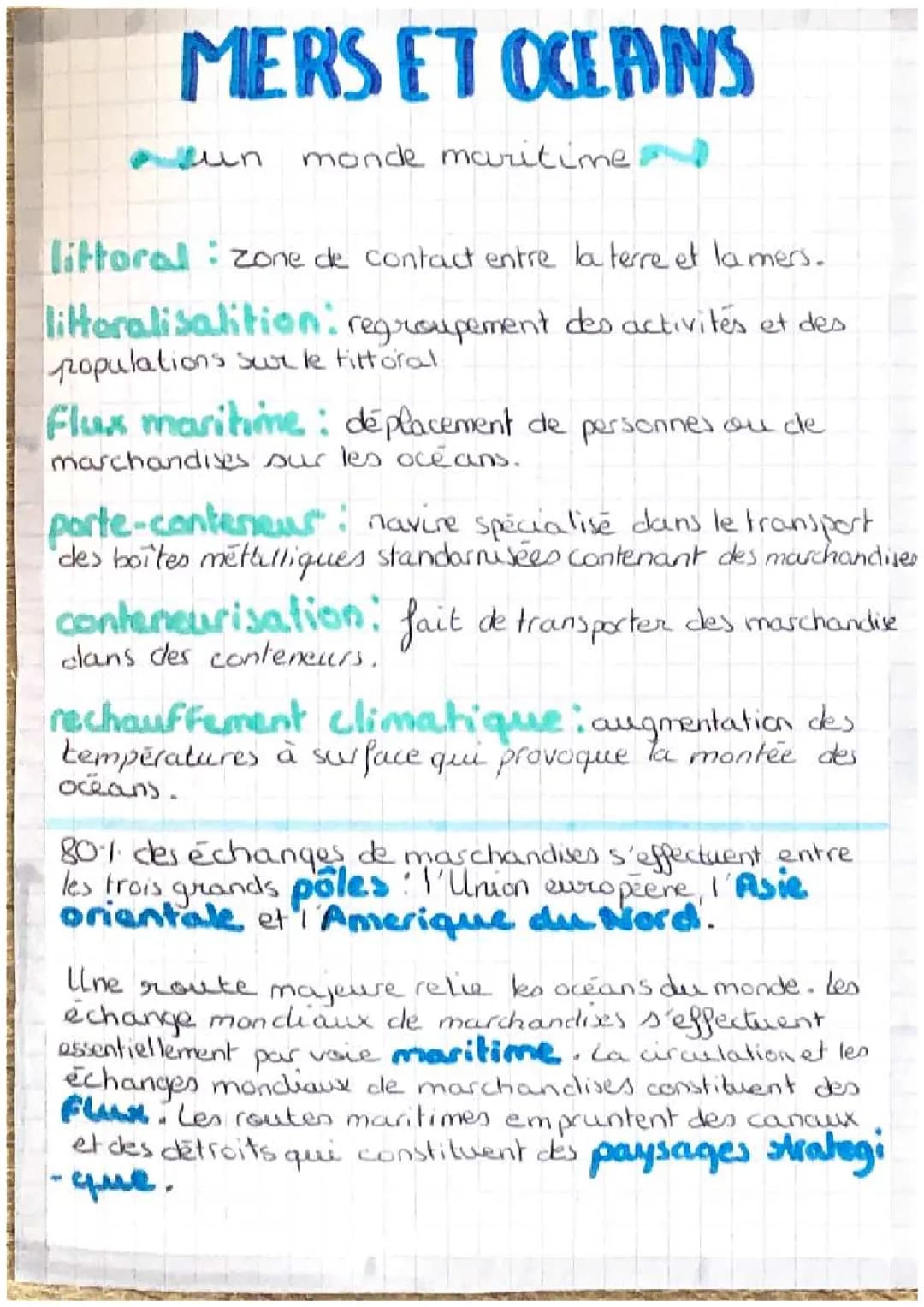 mers et océans