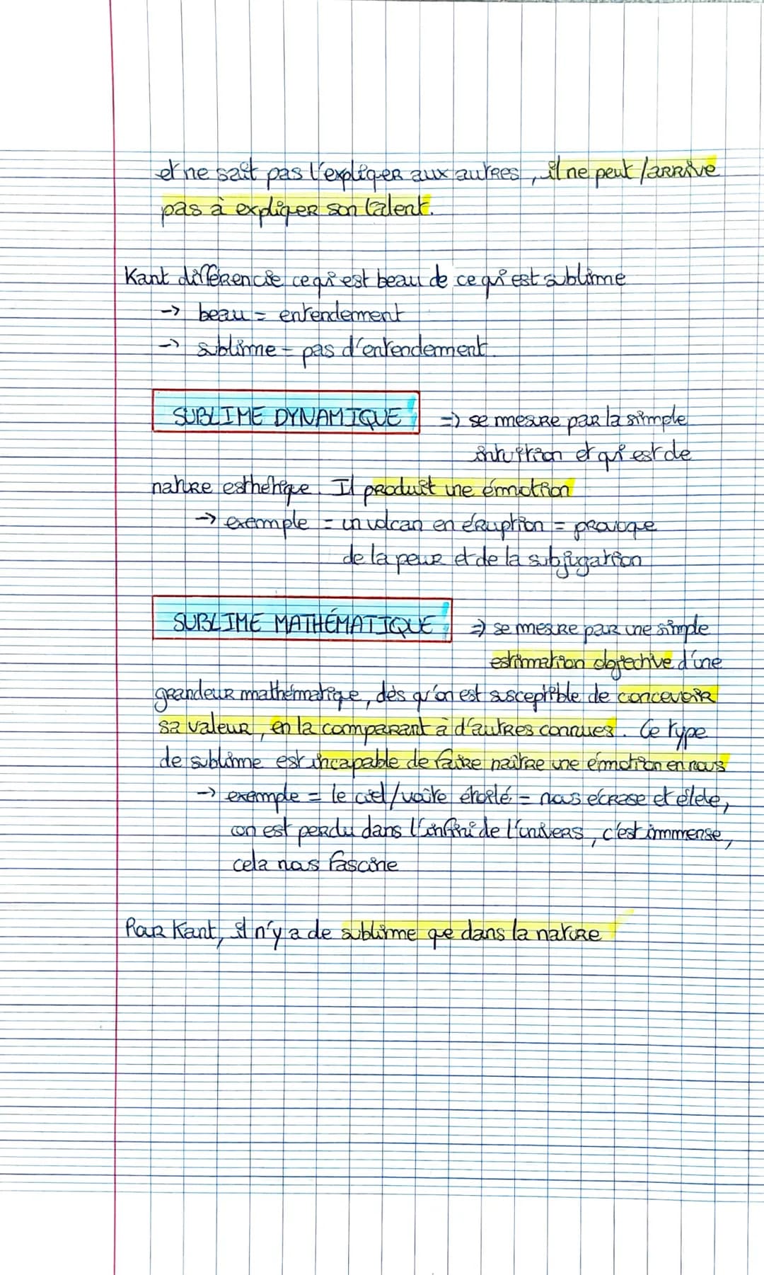 Anmerce
Notion 6 =
==> La culture est-elle nécessaire à l'appréciation d'une ceuvre d'art ?
POR apprécier (jugen) une ceuvre d'art il faut c