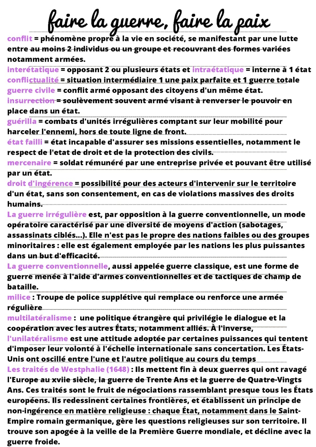 guerre et paix hggsp