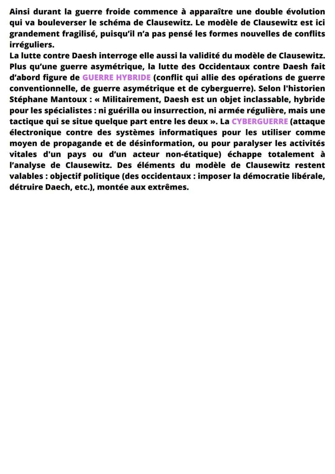faire la guerre, faire la paix
conflit = phénomène propre à la vie en société, se manifestant par une lutte
entre au moins 2 individus ou un