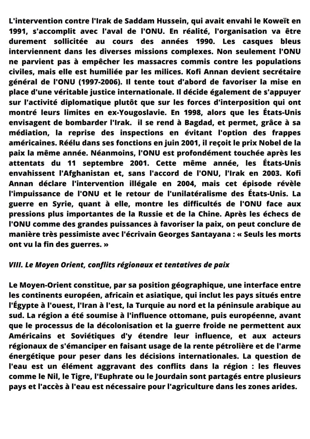 faire la guerre, faire la paix
conflit = phénomène propre à la vie en société, se manifestant par une lutte
entre au moins 2 individus ou un