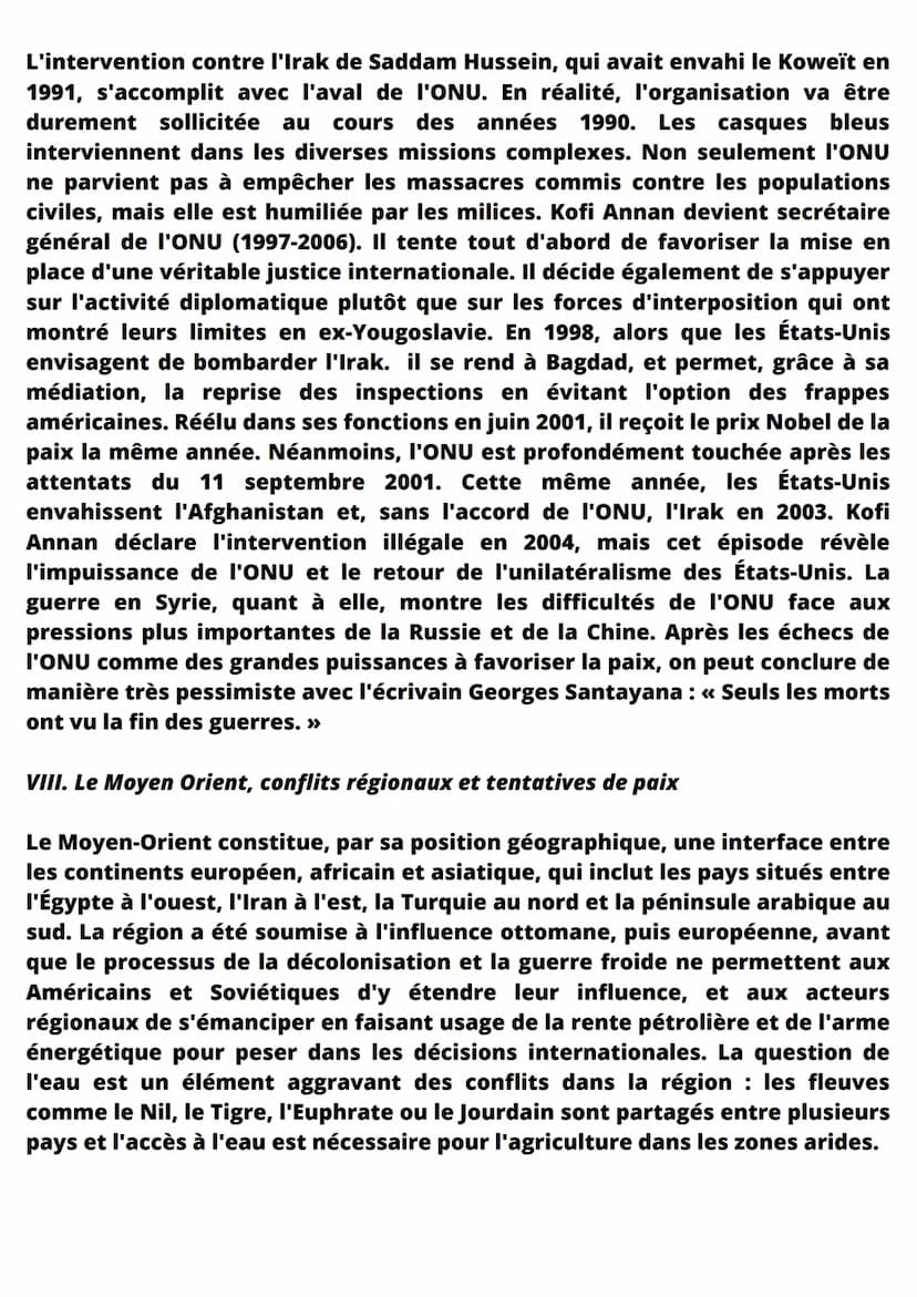 faire la guerre, faire la paix
conflit = phénomène propre à la vie en société, se manifestant par une lutte
entre au moins 2 individus ou un