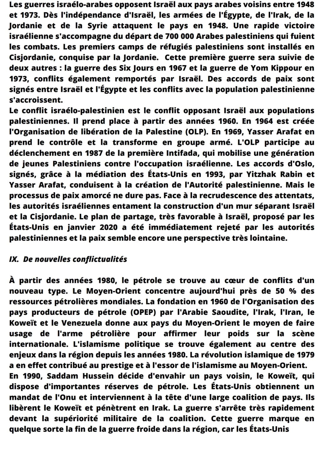 faire la guerre, faire la paix
conflit = phénomène propre à la vie en société, se manifestant par une lutte
entre au moins 2 individus ou un