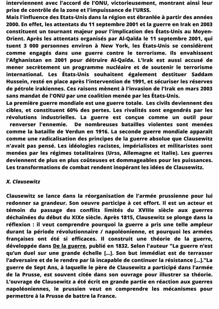 faire la guerre, faire la paix
conflit = phénomène propre à la vie en société, se manifestant par une lutte
entre au moins 2 individus ou un
