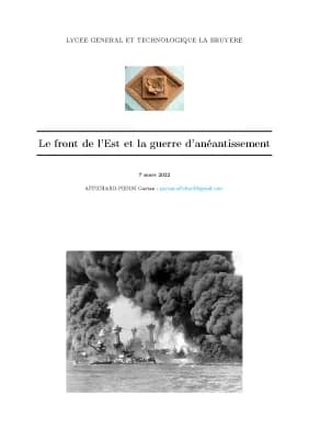 Know Le front de l’Est et la guerre d’anéantissement thumbnail