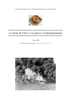 Know Le front de l’Est et la guerre d’anéantissement thumbnail