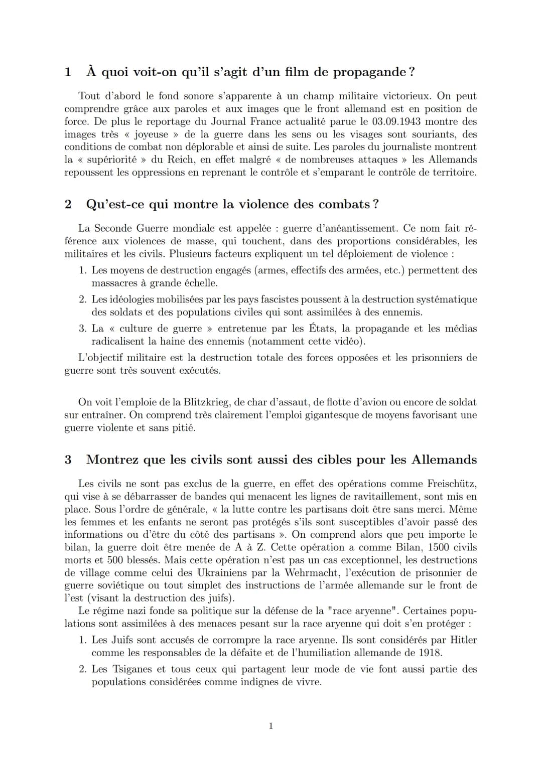 LYCEE GENERAL ET TECHNOLOGIQUE LA BRUYERE
Le front de l'Est et la guerre d'anéantissement
7 mars 2022
AFFICHARD-PIERRI Gaëtan : gaetan.affic