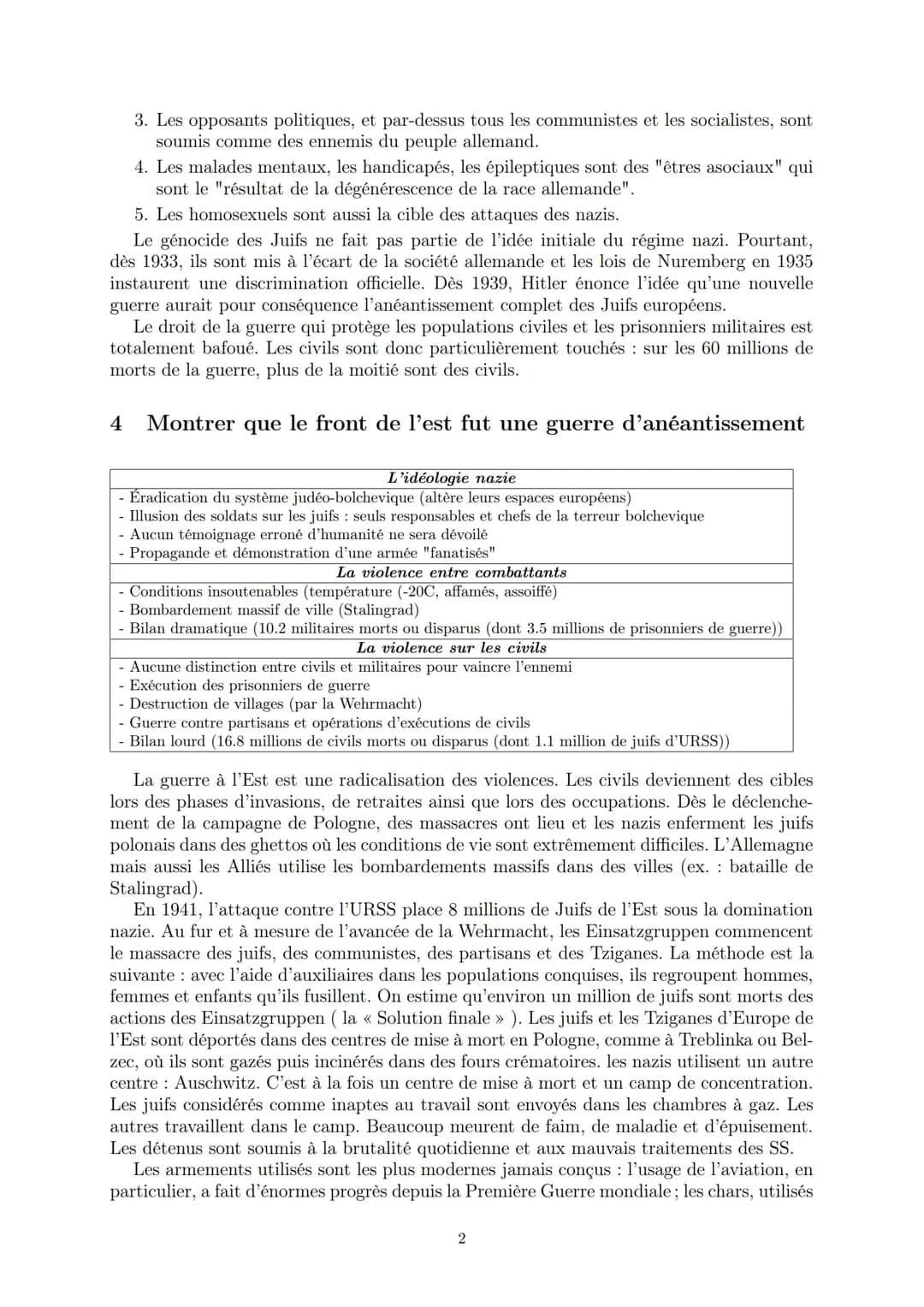 LYCEE GENERAL ET TECHNOLOGIQUE LA BRUYERE
Le front de l'Est et la guerre d'anéantissement
7 mars 2022
AFFICHARD-PIERRI Gaëtan : gaetan.affic