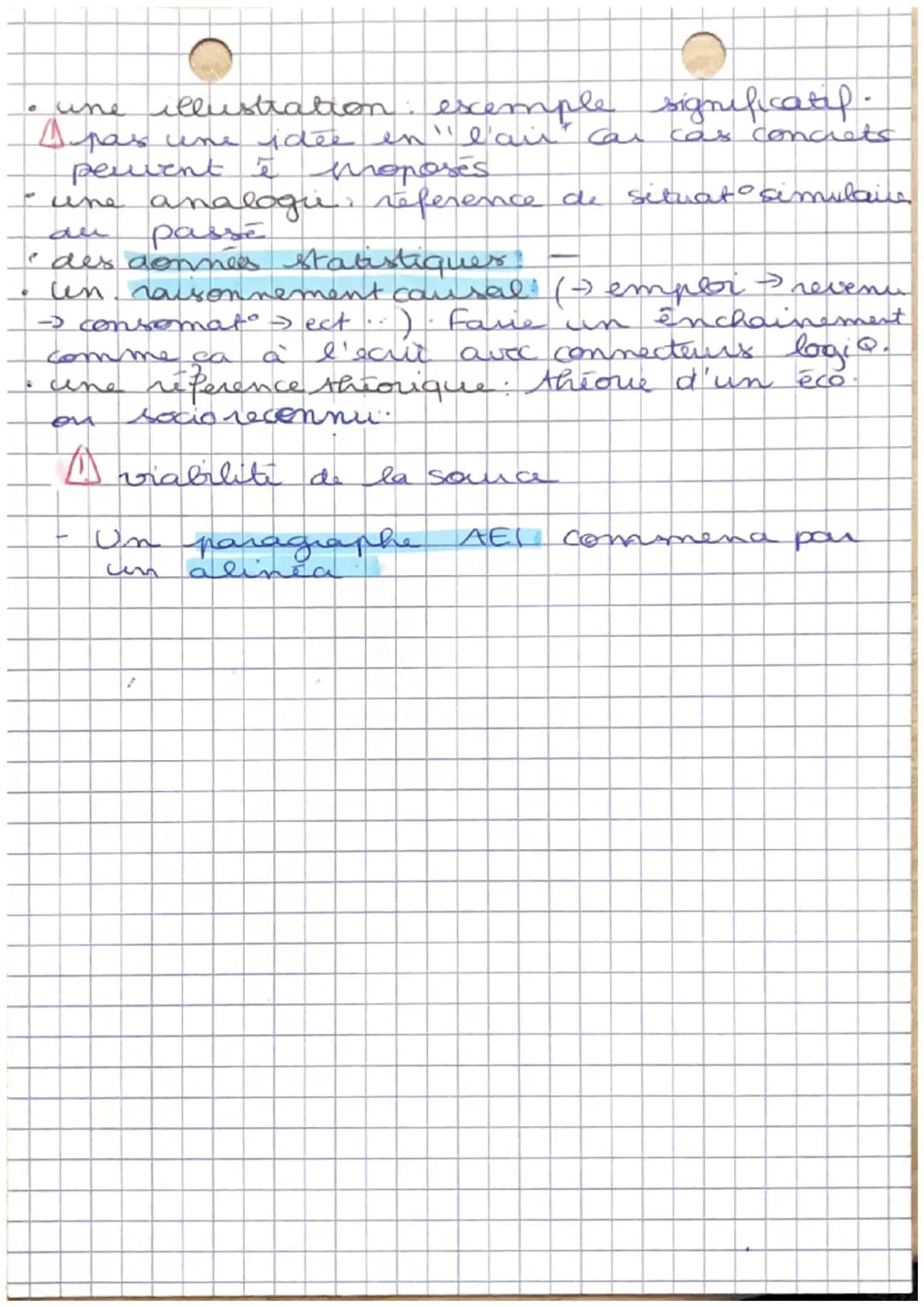 OSE CHCES ce 4
وست۔
La méthode
AEI:
Affirmer. Ennencer la thèse que je
vais défendre (= "verite generalé)
Expliquer
prisenter raisonnement c