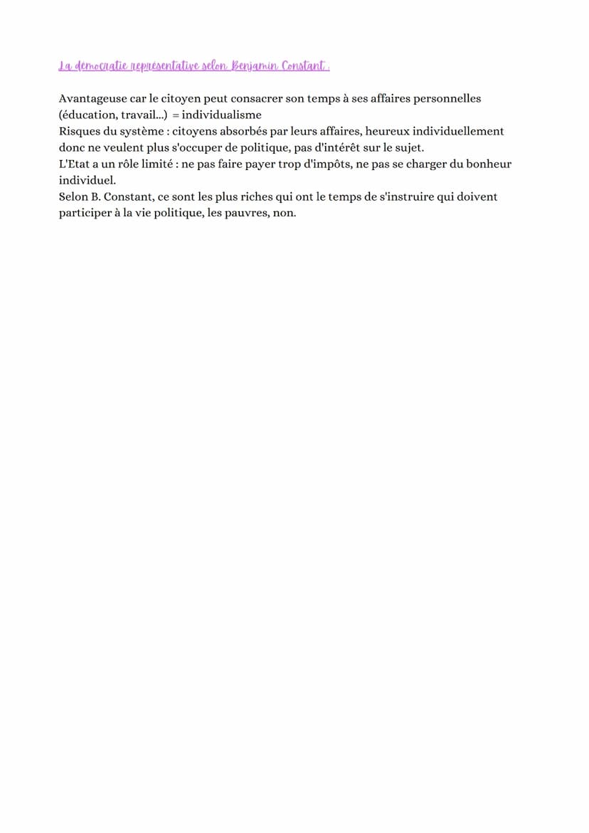 Hggsp: La démocratie - Démocratie directe et représentative
Les fondements de la démocratie.
La souveraineté populaire : pouvoir vient du pe