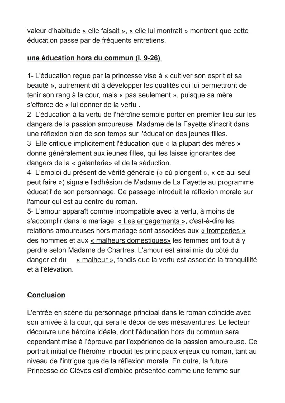 TEXTE 1: Explication de texte (Bac de Français)
Il parut alors une beauté à la cour, qui attira les yeux de tout le
monde, et l'on doit croi