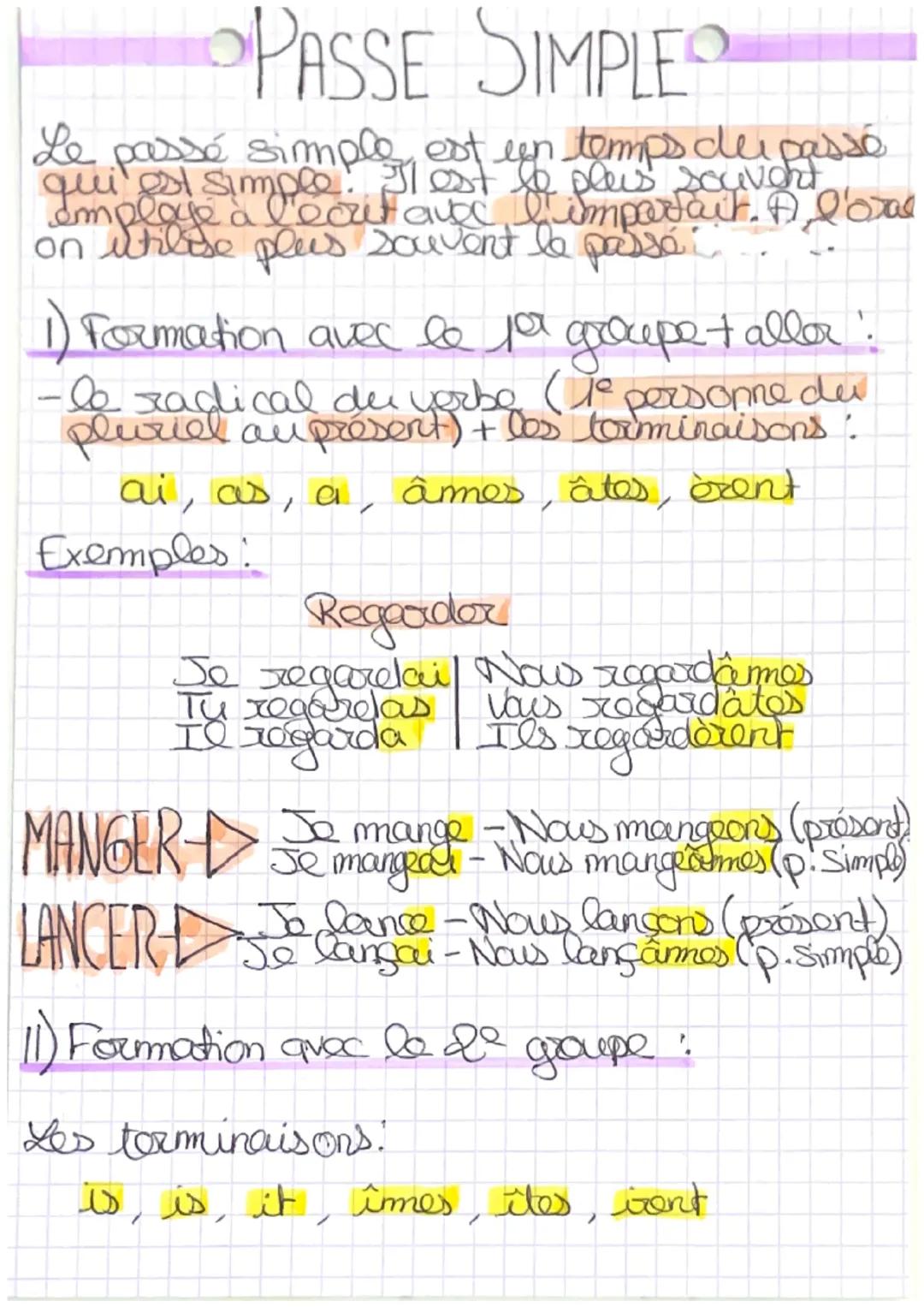 Le Passé Simple - Un Guide Facile