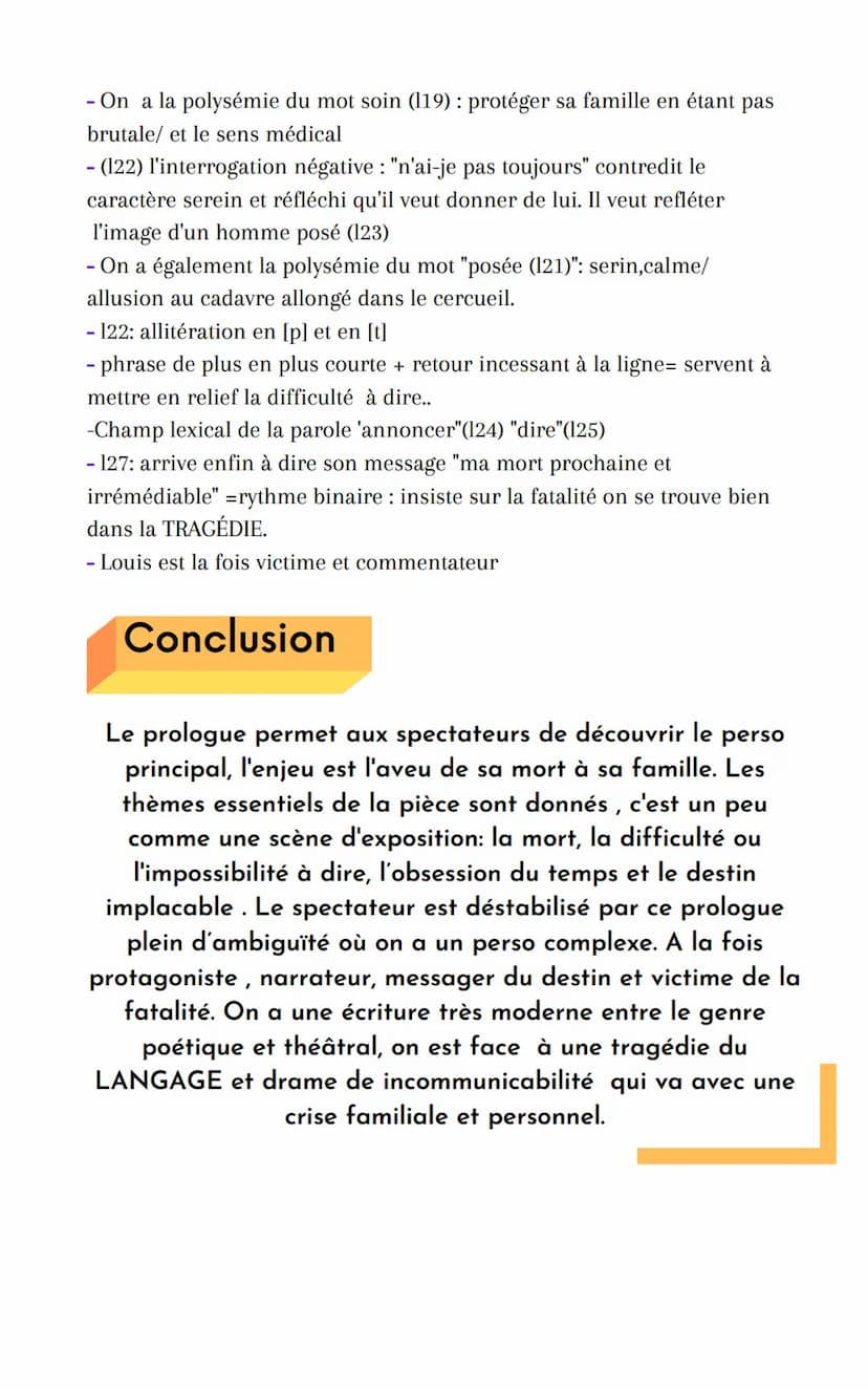 LAGARCE Juste la fin du monde ,extrait
prologue (11-28)
Situation/Intro:
Lagarce s'illustre en tant que dramaturge, comédien et metteur en s