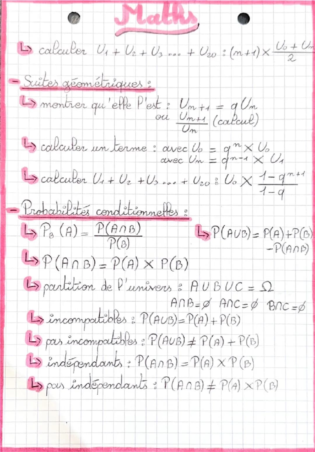 # Maths

- Second degré :

$Lax^2 + bx + c$

$L$ forme canonique : $a (x-\alpha)^2+\beta$

$L$ forme factorisée: $a (x-x_1)(x-x_2)$

- $x_1 