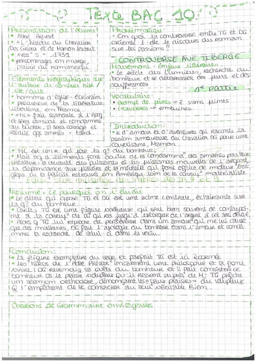EM QUOI 1a controverse entre Ta et DC ORiemie-t-elle le
discours du R SUR is passions?
Texte BAC 10
ML / la controverse avec Tiberge
part.co