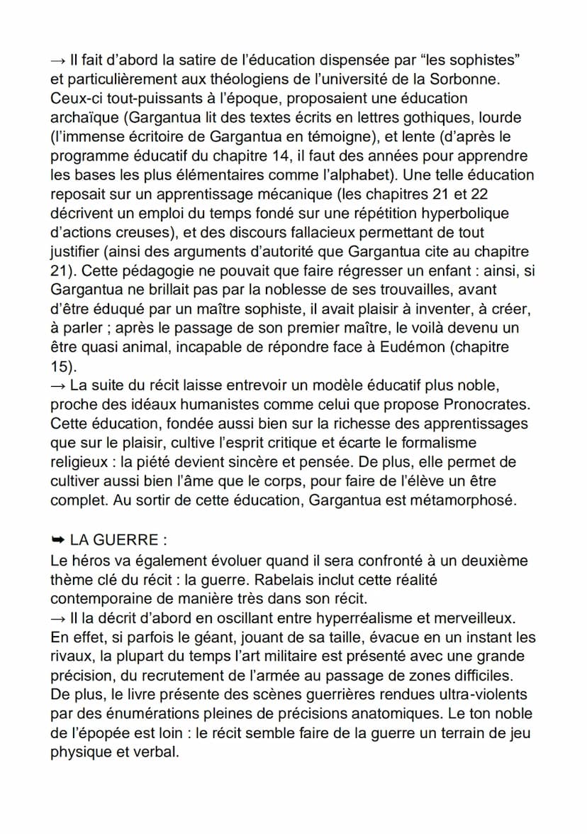 FICHE DE DISSERTATION
GARGANTUA // FRANCOIS RABELAIS
GARGANTUA
Auteur : François Rabelais
Date : 1534
Mouvement littéraire : L'Humanisme
Thè