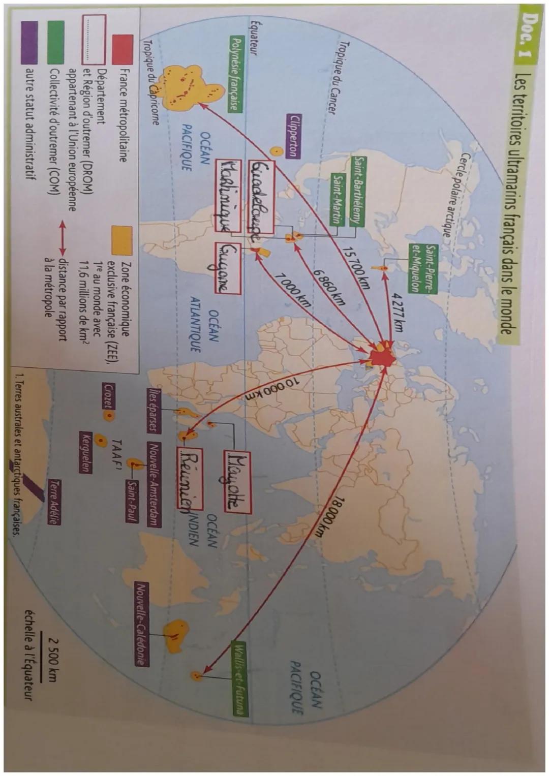 GEO HISTOIRE EMC

Territoire uhramarins Dile (sauf Guyane) (TUM)

- éloignement + insularike DimeProstructures importanke
pour acceillir pas