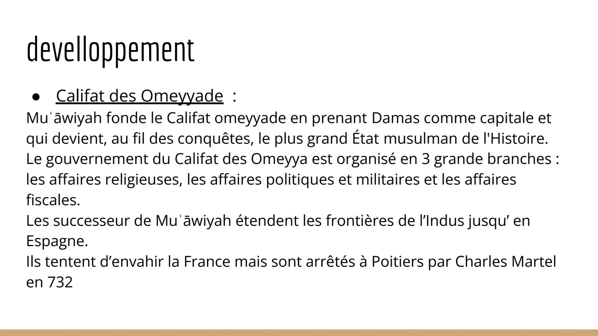 L'islam L'origine
L'islam naît dans la péninsule arabique à la Mecque au VIIème siècle sous
l'impulsion du prophète Mahomet. Il serait né en