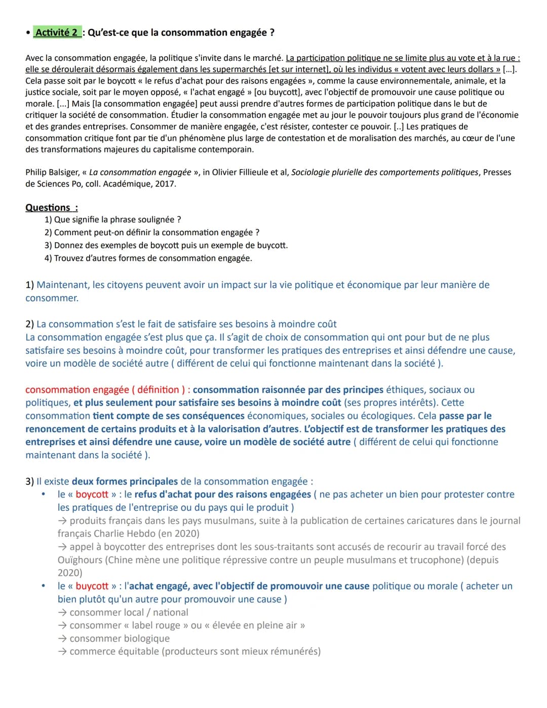 Chapitre 1 - Comment expliquer l'engagement politique dans les sociétés
démocratiques ?
A la fin du chapitre, vous devez être capable de :
C