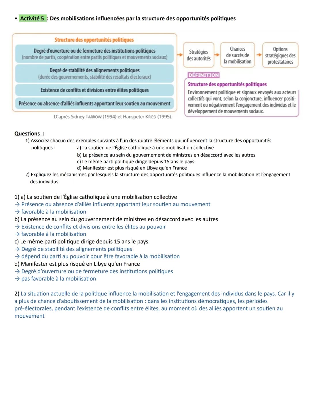 Chapitre 1 - Comment expliquer l'engagement politique dans les sociétés
démocratiques ?
A la fin du chapitre, vous devez être capable de :
C