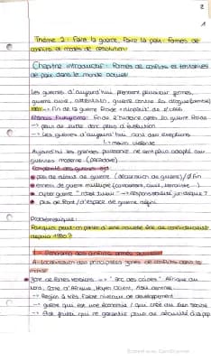 Know Cour d'histoire (HGGSP) : Formes de conflits et tentatives de paix dans le monde actuel  thumbnail