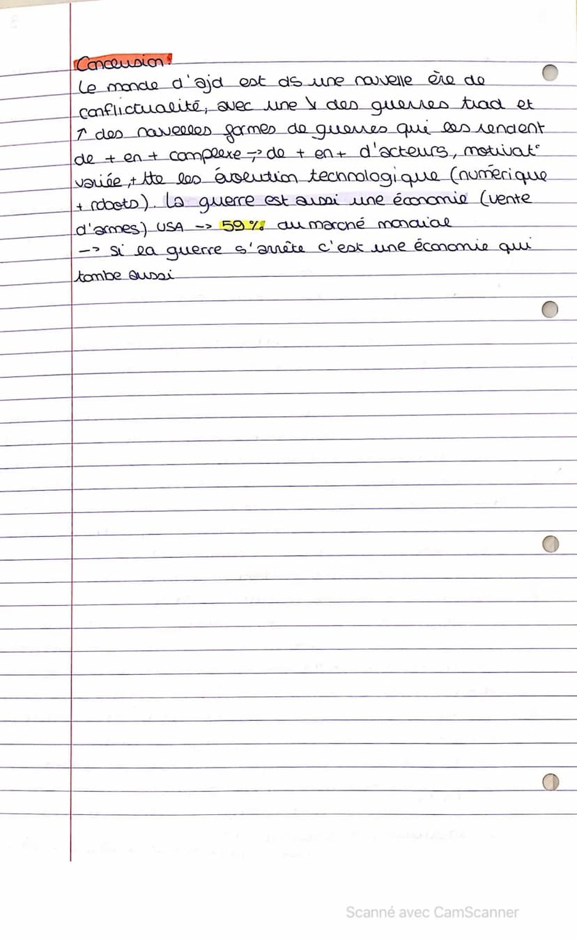 O
Theme 2 faire la guerre, faire la paix : formes de
Conflits et modes de resolution
2
Chapitre introductif: formes de conflits et tentative