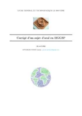 Know Corrigé d'un sujet d'oral en HGGSP thumbnail