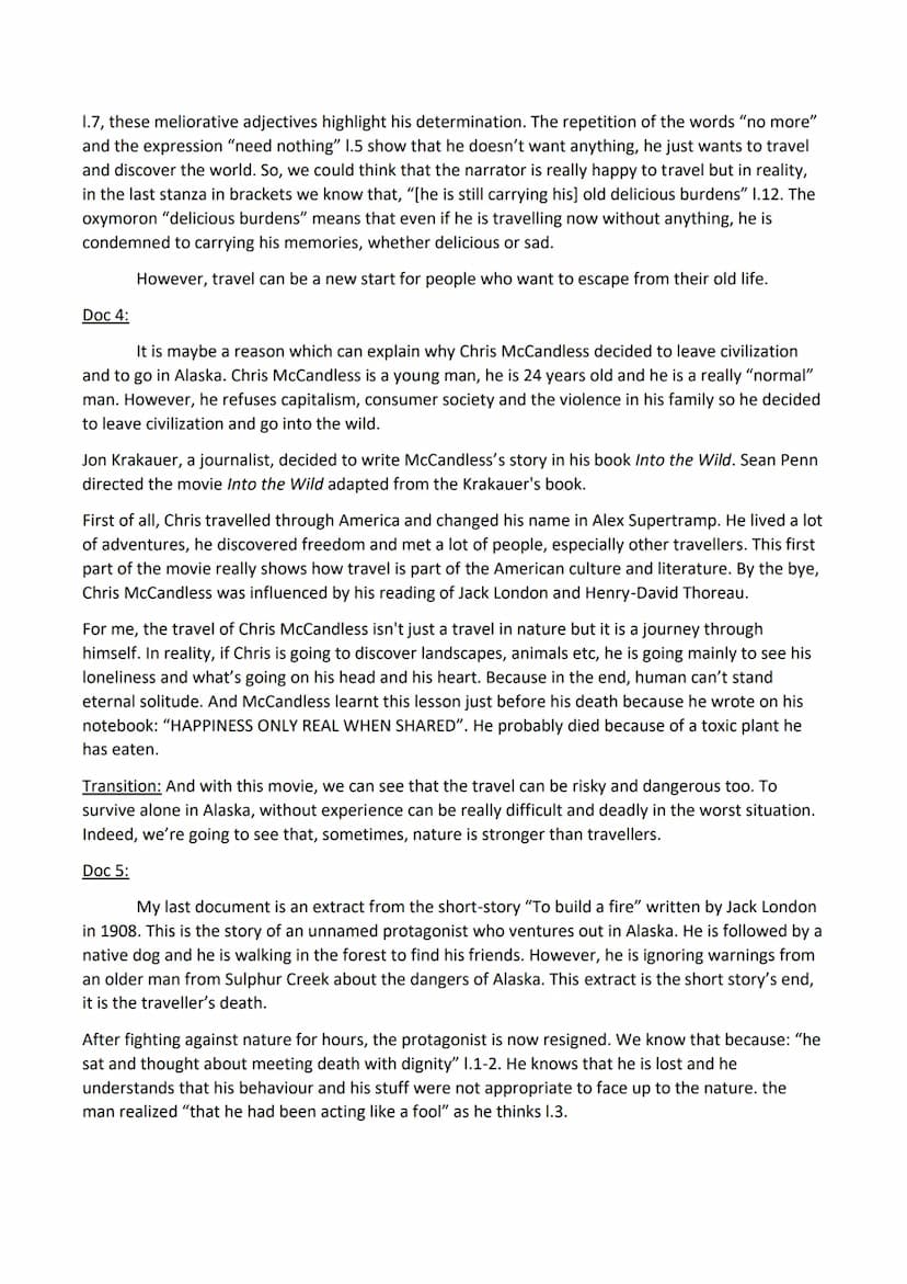 Introduction:
TEXT PORTFOLIO
Today I'm going to present you my portfolio. It raises the issue of the representation of
travel in the America