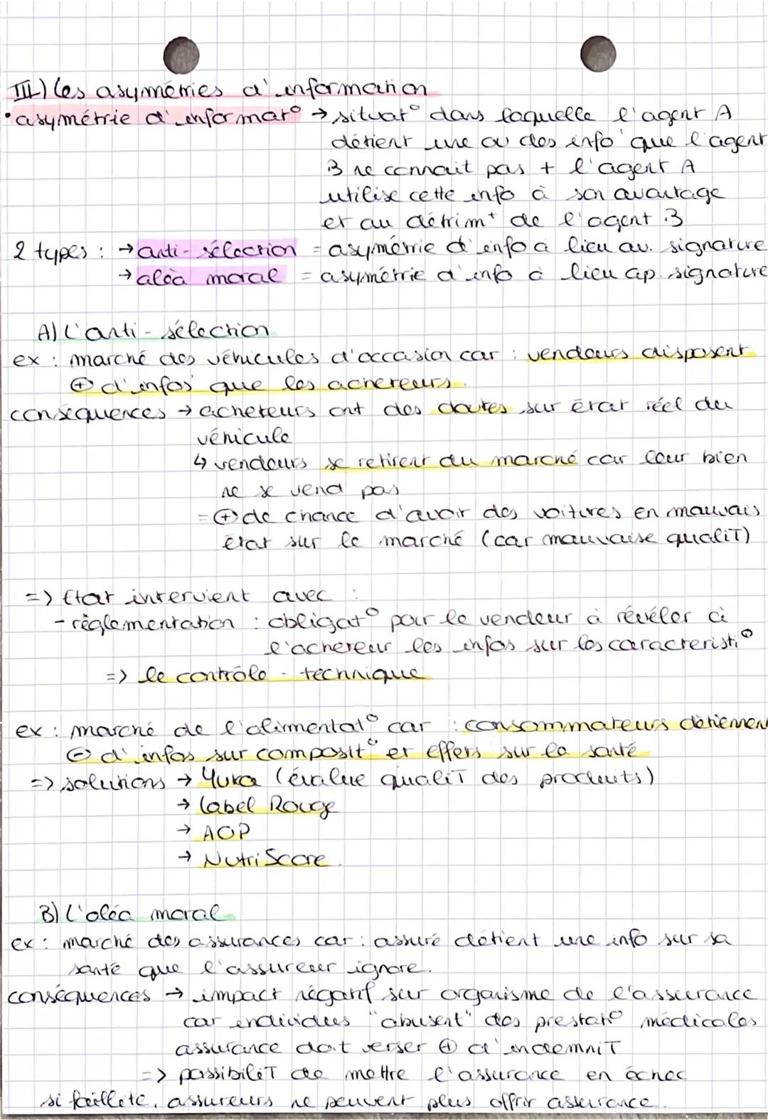 
<p>La défaillance de marché est une situation dans laquelle certains phénomènes perturbent le fonctionnement attendu du marché (SES, ECO n°