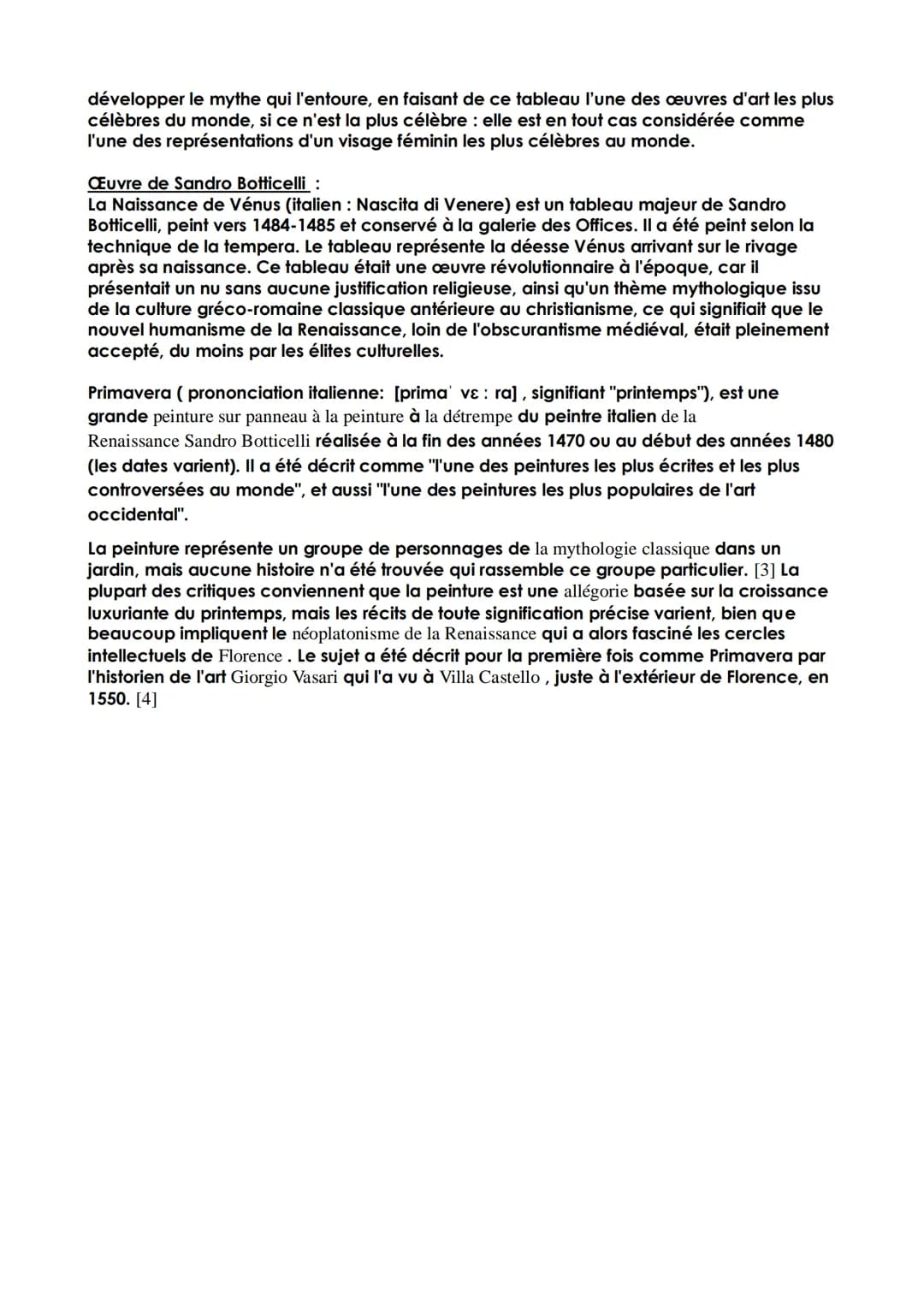 Bonjour, aujourd'hui nous allons vous présenter un exposer sur «La renaissance une
révolution artistique» par nom et prenom.
Contexte :
Alor