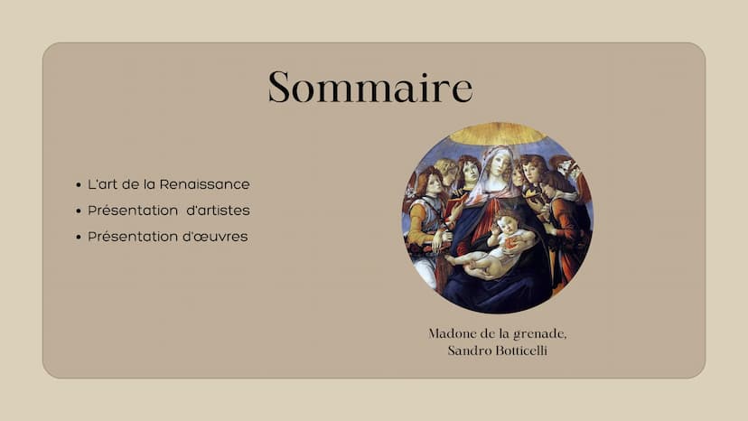 Bonjour, aujourd'hui nous allons vous présenter un exposer sur «La renaissance une
révolution artistique» par nom et prenom.
Contexte :
Alor