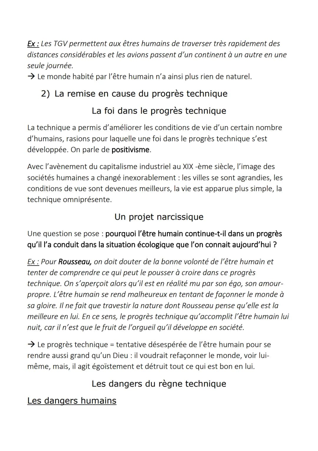 La technique
1) La technique, une activité proprement humaine
La technique est une activité proprement humaine qui se définit comme
l'ensemb